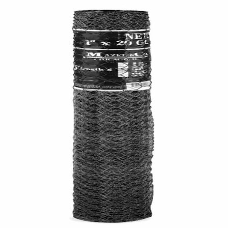 Mazeland Mazeland 500150601B Netting - Vinyl 1 x 60 in. x 150 ft. 20 Gauge; Black 500150601B
